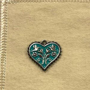 JA Enamel Hearts in Bloom Charm